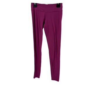 Ivivva By Lululemon Purple Nylon & Lycra Elastane Full-Length Leggings Girl Sz10